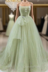 A-Shaped Tight Fitting Corset With Sage Green Chiffon On The Back Long Adult Dress Sage Evening Prom Dress