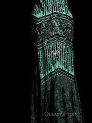 Aesthetic Mermaid Spaghetti Straps Green Evening Prom Dress Long Party Dress