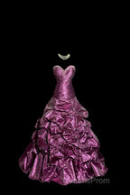 Aesthetic Mermaid Sweetheart Neckline Taffeta Evening Prom Dress Ruffle Long Party Dress