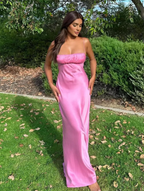 Backless Sapaghetti Straps Long Classy Evening Gown Classy Prom Dress