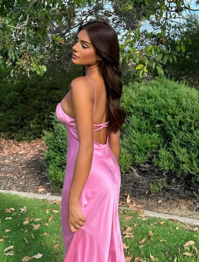 Backless Sapaghetti Straps Long Classy Evening Gown Classy Prom Dress