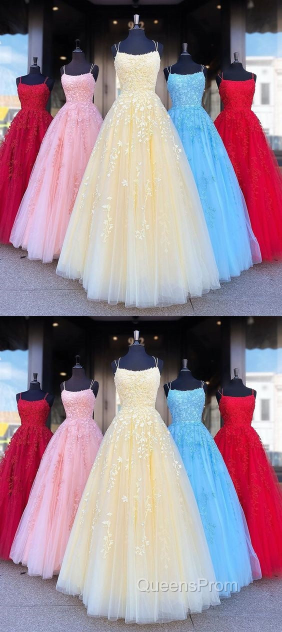 Backless Yellow Pink Blue Red Burgundy Lace Evening Prom Dress, Backless Lace Formal Evening Bridesmaid Dress Secondary image
