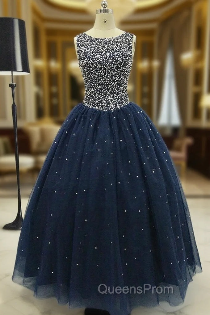 Ball Gown Evening Dress With Jewel-embellished Bodice Long Elegant Evening Prom Dress
