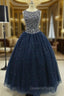 Ball Gown Evening Dress With Jewel-embellished Bodice Long Elegant Evening Prom Dress