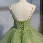 Ball Gown, Green Classy Prom Dress Vintage Classy Prom Dress
