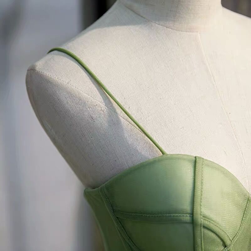 Ball Gown, Green Classy Prom Dress Vintage Classy Prom Dress