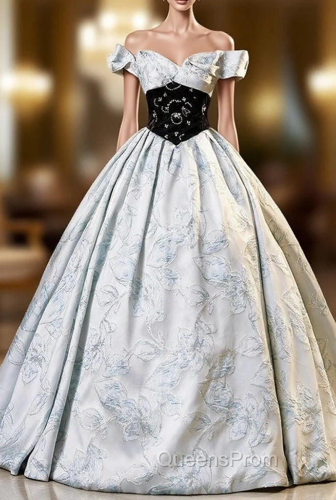 Ball Gown Off the Shoulder Beading Quinceanera Dress Main image