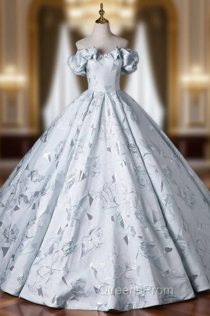 Ball Gown Off the Shoulder Embroidery Quinceanera Dress Main image