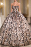 Ball Gown Print Sweetheart Quinceanera Dress