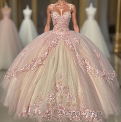 Ball Gown Sweet 16 Dress Princess Quinceanera Dress Lace Appliques Sweet 15 Party Evening Prom Ball Gowns