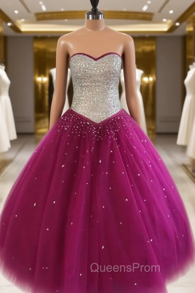 Ball Gowns Quinceanera Dress Crystal Beaded Sweetheart Bodice Corset Main image