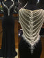 Beaded Sparkly Gorgeous Black Charming Classy Prom Gown Dress