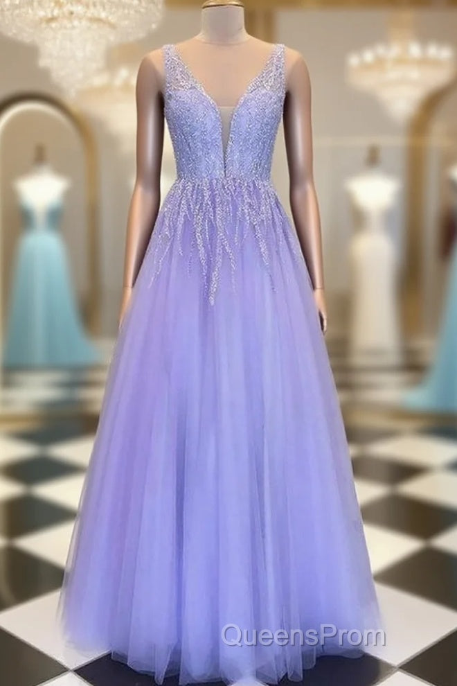 Beading Long Evening Prom Dress,Evening Dress,Charming Dance Dress Main image