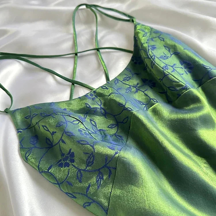 Beautiful A Line Spaghetti Straps Green Long Classy Prom Dress Classy Evening Gowns