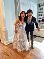 Beautiful Floral Chiffon Elegant Long Classy Prom Dress Classy Evening Gown Party Dress