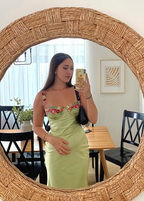 Beautiful Green Applique Long Classy Evening Dress Classy Prom Dress
