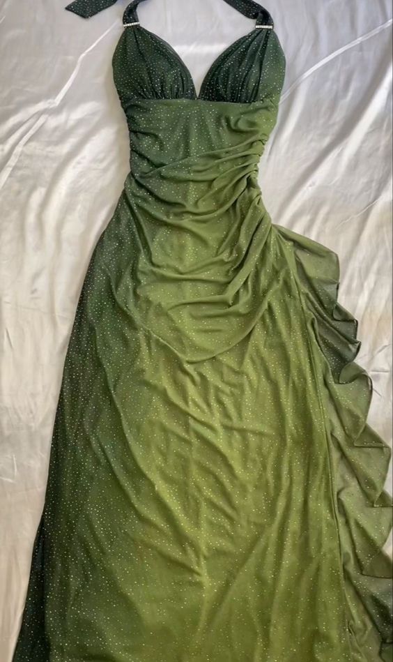 Beautiful Halter Birthday Party Dress Chiffon Classy Prom Dress Main image