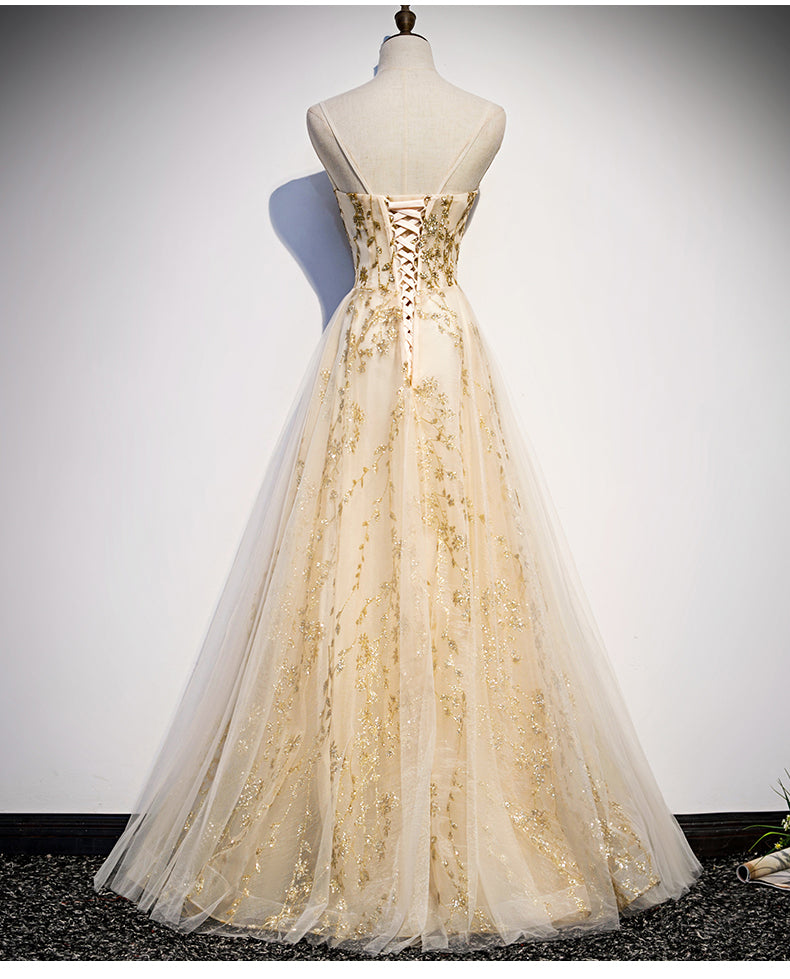 Beautiful Lace Long Classy Prom Gown, New Style Classy Dress Secondary image