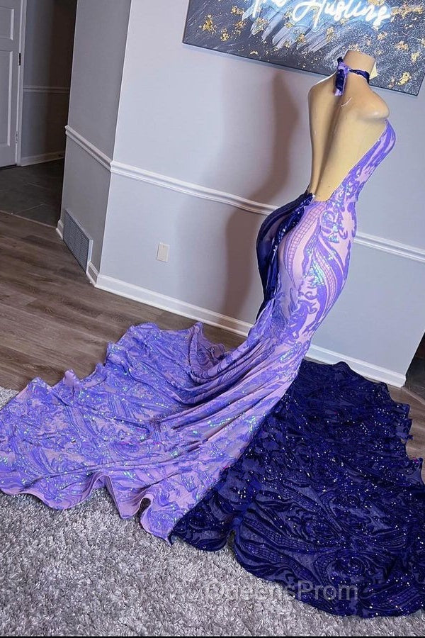 Beautiful Long Mix Colour Sleeveless Mermaid Evening Prom Dress Secondary image