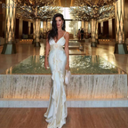 Beautiful Mermaid Spaghetti Straps Satin Long Party Dress Classy Prom Dress