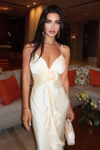 Beautiful Mermaid Spaghetti Straps Satin Long Party Dress Classy Prom Dress