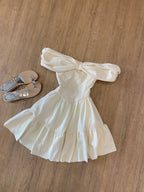 Beautiful One Shoulder Bow Princess A-Line Homecoming Dress