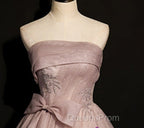 Beautiful Pink Tulle Sequins Strapless Pleats Beading Evening Prom Dress Evening Ball Gown Brithday Quinceanera Dress