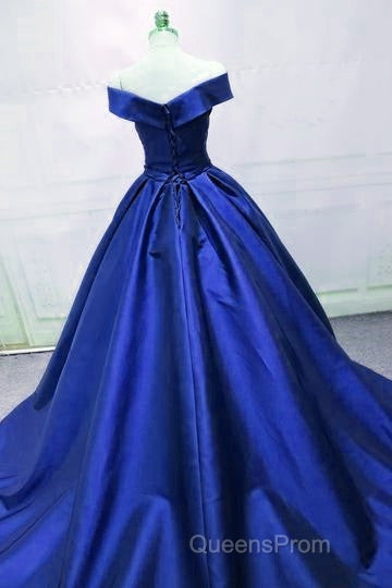 Beautiful Royal Blue Party Dress, Evening Prom Dress , Long Formal Gowns Secondary image