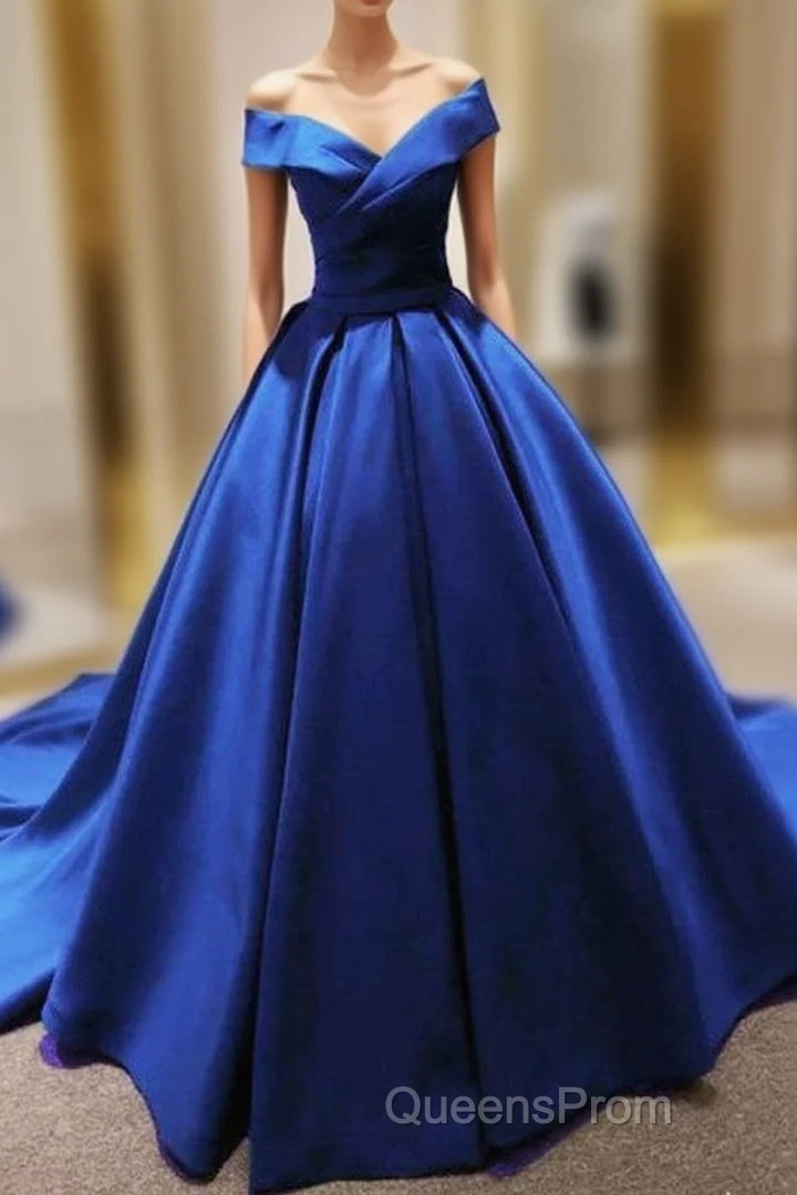 Beautiful Royal Blue Party Dress, Evening Prom Dress , Long Formal Gowns Main image