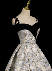 Beautiful Satin Sweetheart Off Shoulder Evening Prom Dress, A-Line Satin Evening Dress