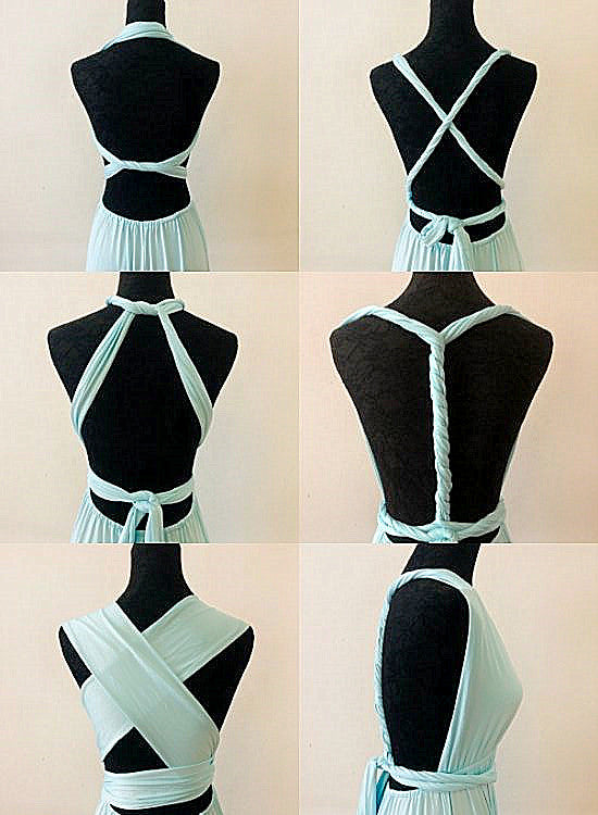 Beautiful Spandex Multi Way Bridesmaid Dress, Women Summer Dress,Convertible Dress Secondary image
