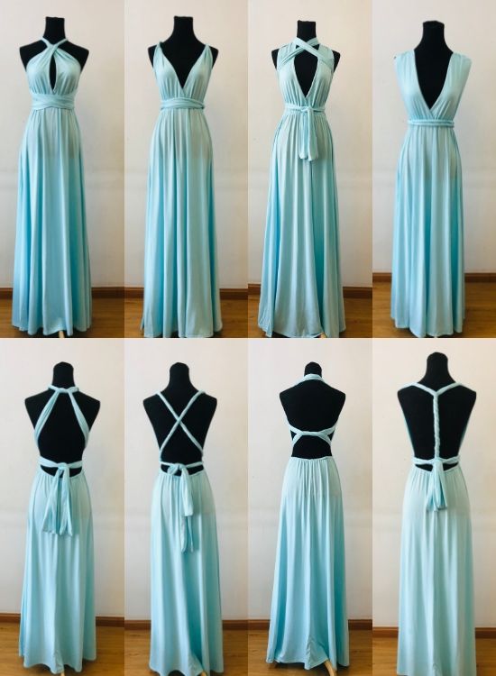 Beautiful Spandex Multi Way Bridesmaid Dress, Women Summer Dress,Convertible Dress Main image