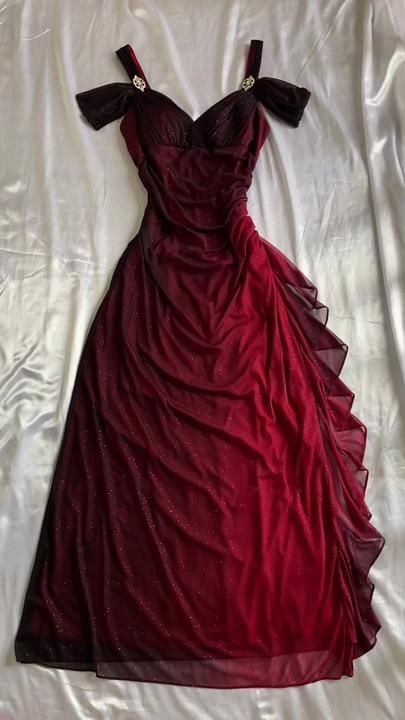 Beautiful Sweetheart Off Shoulder Long Party Dress, A-Line Classy Prom Dress