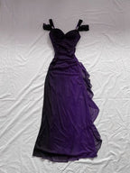 Beautiful Sweetheart Off Shoulder Long Party Dress, A-Line Classy Prom Dress