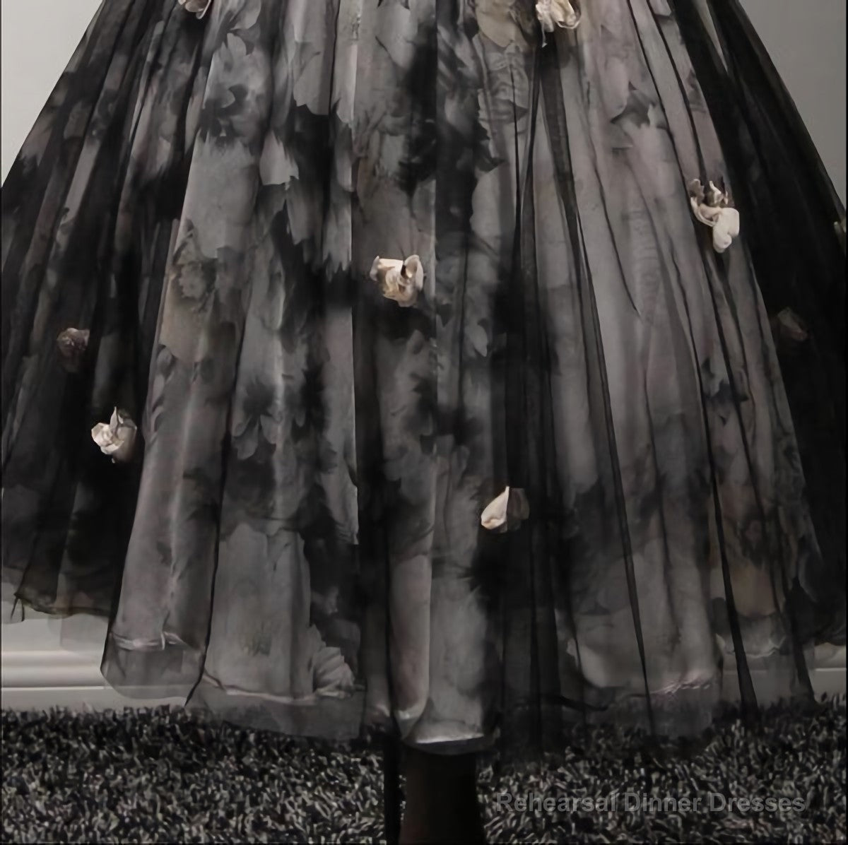 V Neck Short Black Lace Homecoming Prom Dresses, Short Party Prom Dresses Secondary image