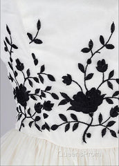 Black And White Homecoming Dress