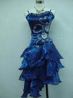 Black Chiffon Beaded Mini Satin Short Classy Prom Dress Homecoming Dress