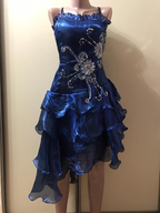 Black Chiffon Beaded Mini Satin Short Classy Prom Dress Homecoming Dress