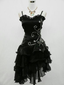 Black Chiffon Beaded Mini Satin Short Classy Prom Dress Homecoming Dress