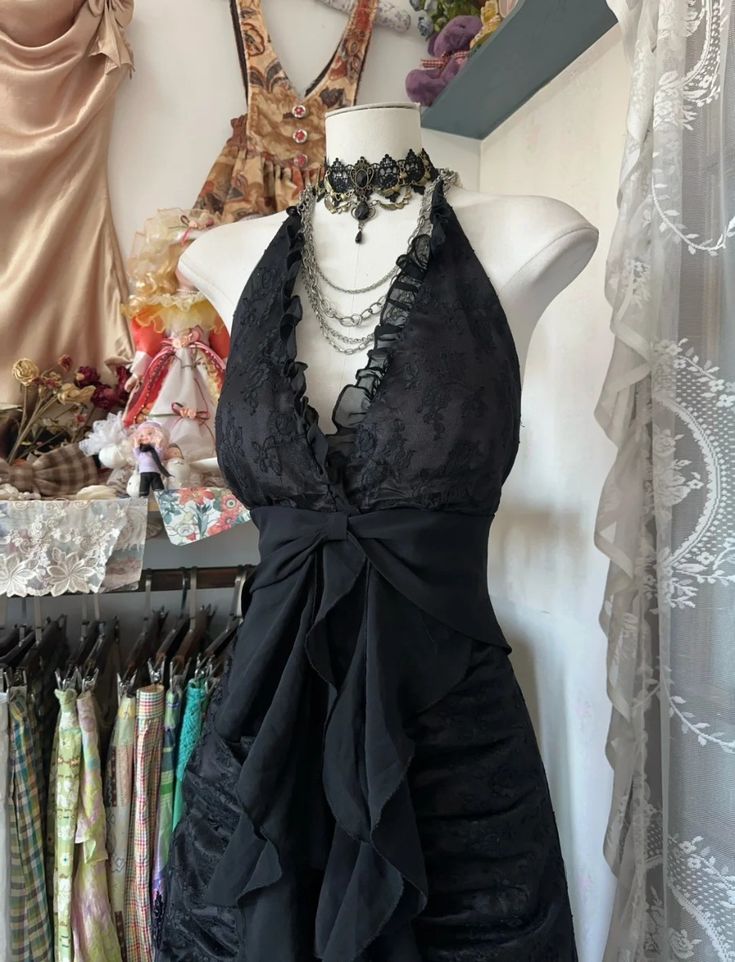 Black Elegant Vintage Classy Prom Party Gown Classy Evening Dress