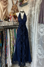 Black Elegant Vintage Classy Prom Party Gown Classy Evening Dress