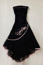 Black Fashion Dress Birthday Party Classy Prom Gown
