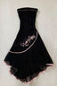 Black Fashion Dress Birthday Party Classy Prom Gown