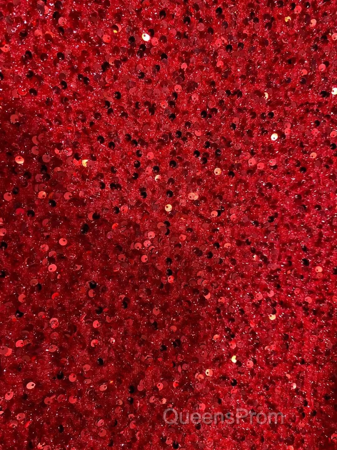 Black Girl Evening Prom Dress One Shoulder Mermaid Red Evening Prom Dress | Cheap Sequins Evening Gowns