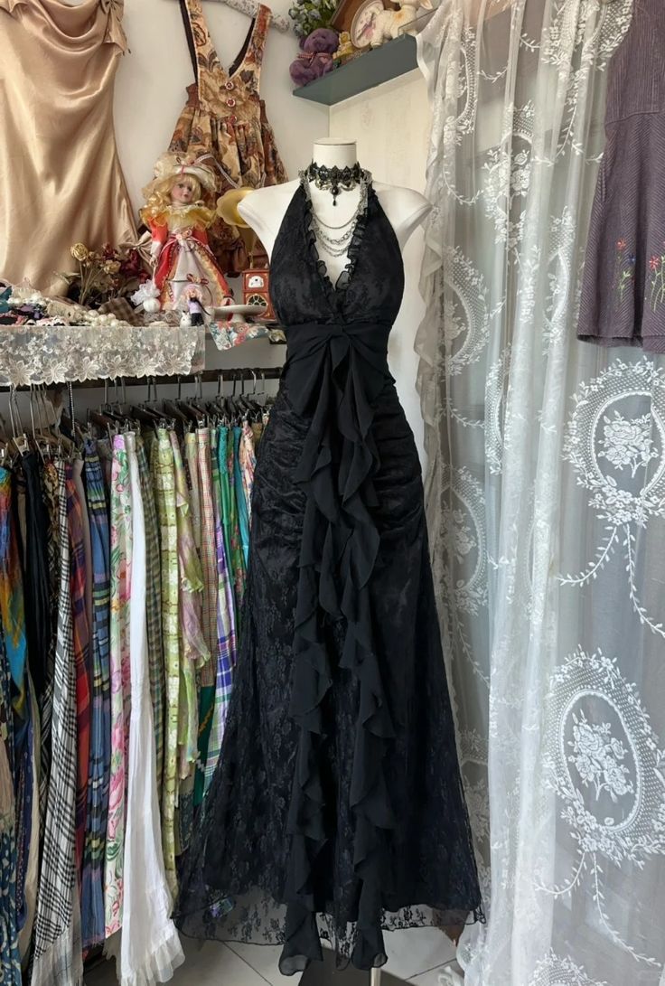 Black Halter V Neck Long Classy Prom Dress,Long Classy Evening Gowns