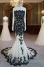 Black Lace Evening Prom Dress,Long Evening Prom Dress,Charming Evening Prom Dress,Evening Dress Evening Prom Gowns