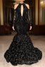 Black Long Evening Prom Dress Formal Evening Dress
