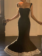 Black Mermaid Long Classy Prom Dress Sweet Classy Party Dress