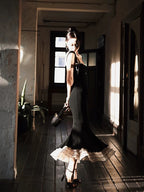Black Mermaid Long Classy Prom Dress Sweet Classy Party Dress
