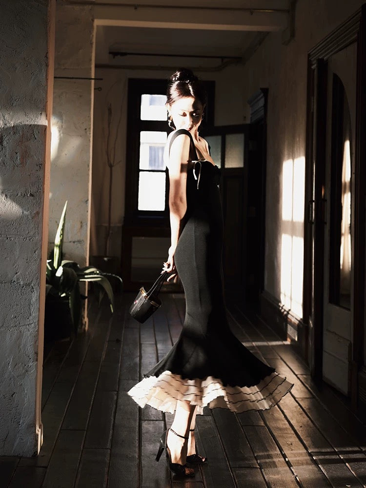 Black Mermaid Long Classy Prom Dress Sweet Classy Party Dress